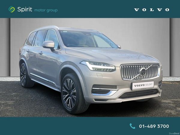 Volvo XC90 SUV, Petrol Plug-in Hybrid, 2022, Silver