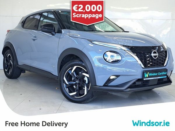 Nissan Juke SUV, Petrol Hybrid, 2023, Grey