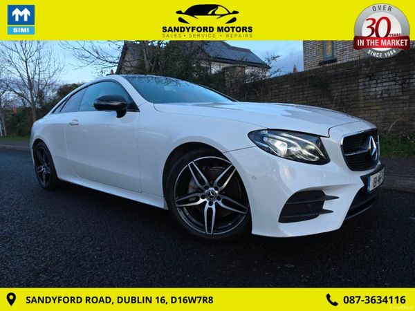 Mercedes-Benz E-Class Coupe, Diesel, 2018, White