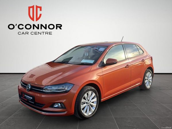 Volkswagen Polo Hatchback, Petrol, 2019, Orange
