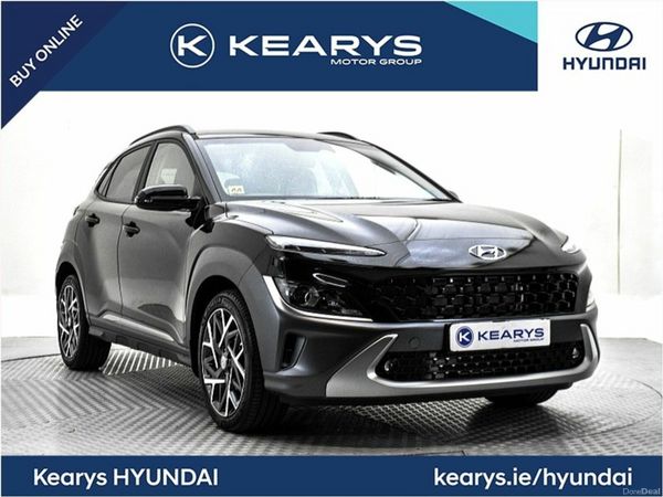 Hyundai KONA SUV, Petrol Hybrid, 2023, Black