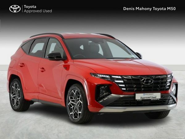 Hyundai Tucson SUV, Petrol Plug-in Hybrid, 2023, Red