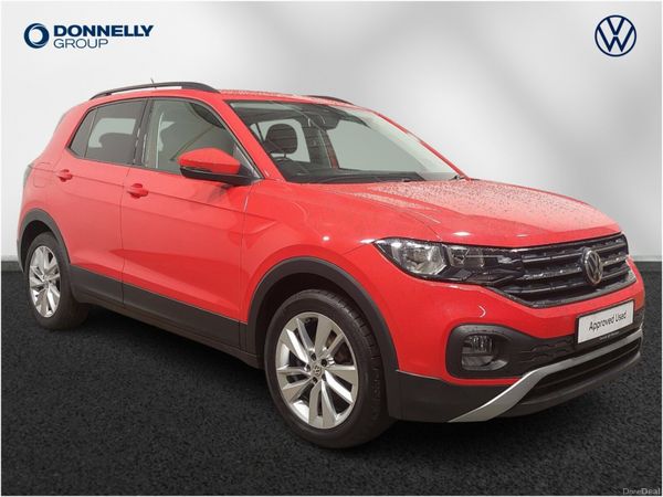 Volkswagen T-Cross Estate, Petrol, 2020, Red