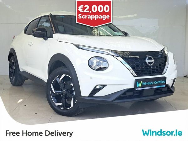Nissan Juke SUV, Petrol Hybrid, 2024, White