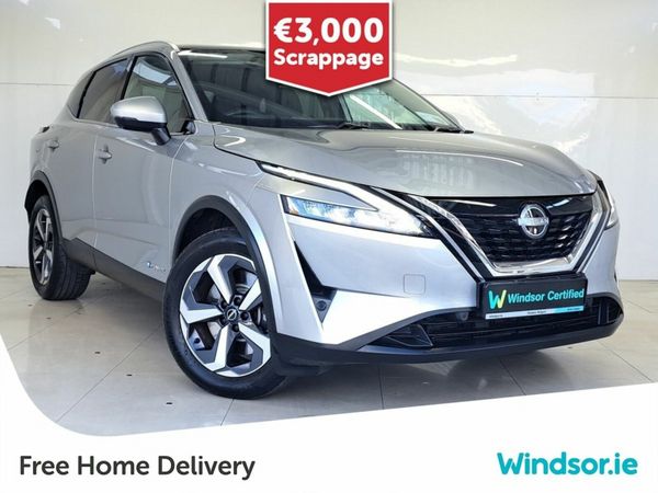Nissan Qashqai SUV, Petrol Hybrid, 2023, Silver