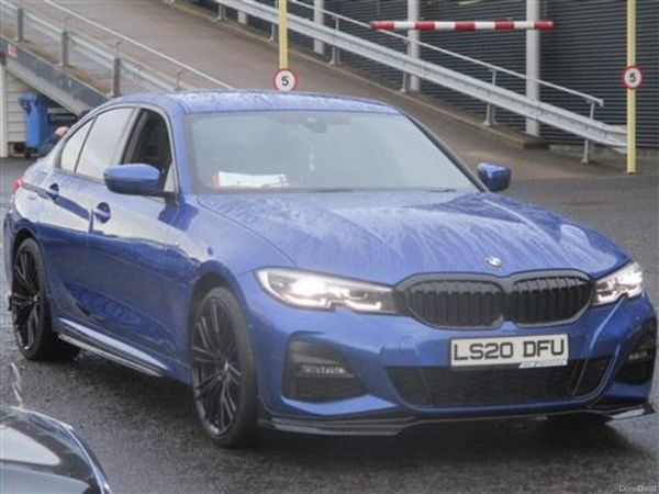 BMW 3-Series Saloon, Petrol Hybrid, 2020, Blue
