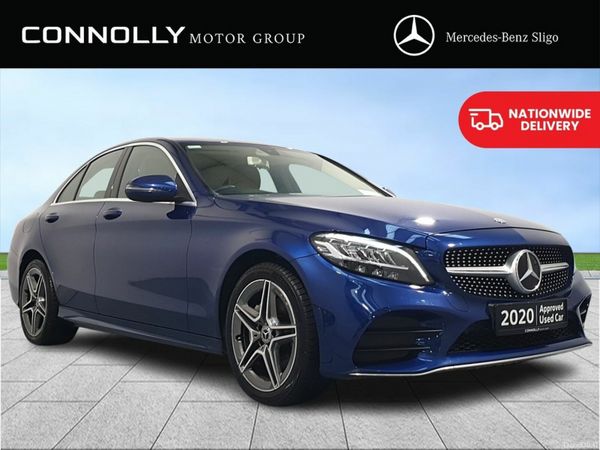 Mercedes-Benz C-Class Saloon, Petrol, 2020, Blue