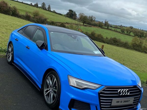 Audi A6 Saloon, Diesel, 2019, Blue