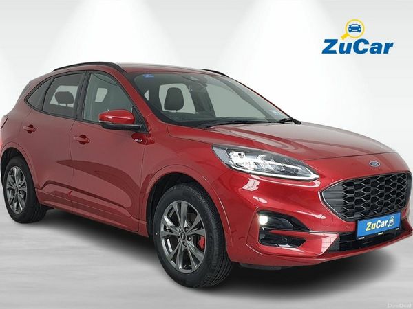 Ford Kuga SUV, Petrol Plug-in Hybrid, 2022, Red