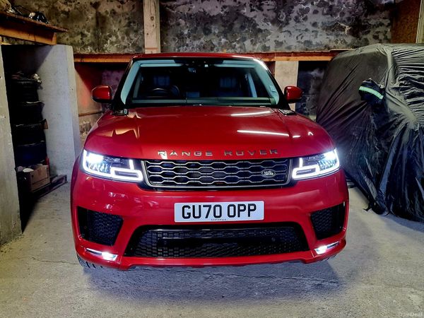 Land Rover Range Rover Sport SUV, Petrol Hybrid, 2020, Red