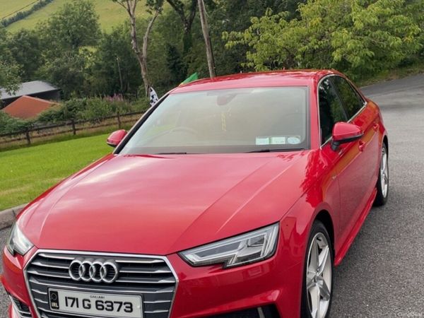 Audi A4 Saloon, Diesel, 2017, Red