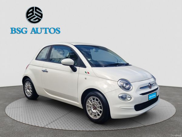 Fiat 500 Hatchback, Petrol, 2017, White
