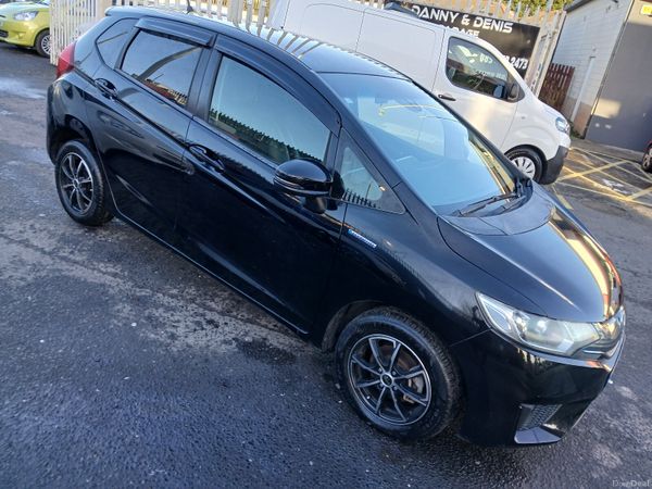 Honda Fit Hatchback, Petrol Hybrid, 2014, Black