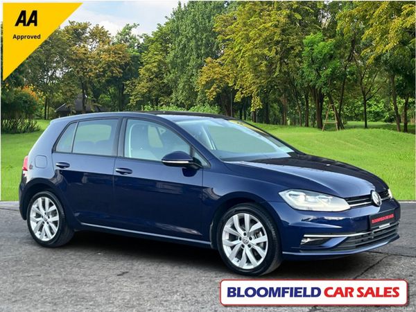 Volkswagen Golf Hatchback, Petrol, 2017, Blue