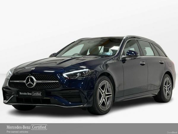 Mercedes-Benz C-Class Estate, Petrol Plug-in Hybrid, 2022, Blue