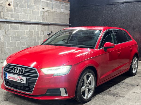 Audi A3 Hatchback, Petrol, 2017, Red