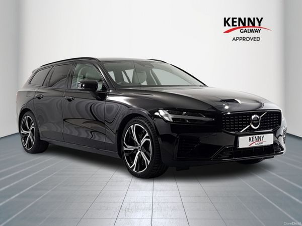 Volvo V60 Estate, Petrol Hybrid, 2023, Black