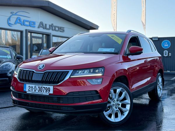 Skoda Karoq SUV, Diesel, 2021, Red