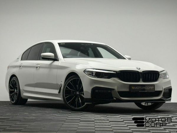 BMW 5-Series Saloon, Petrol Plug-in Hybrid, 2018, White