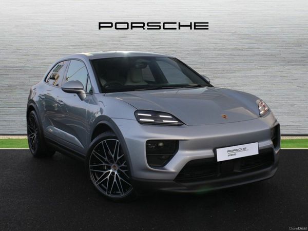 Porsche Macan SUV, Electric, 2026, Silver