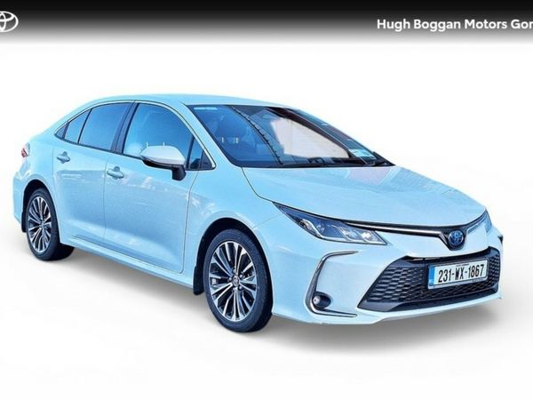 Toyota Corolla Saloon, Petrol Hybrid, 2023, White