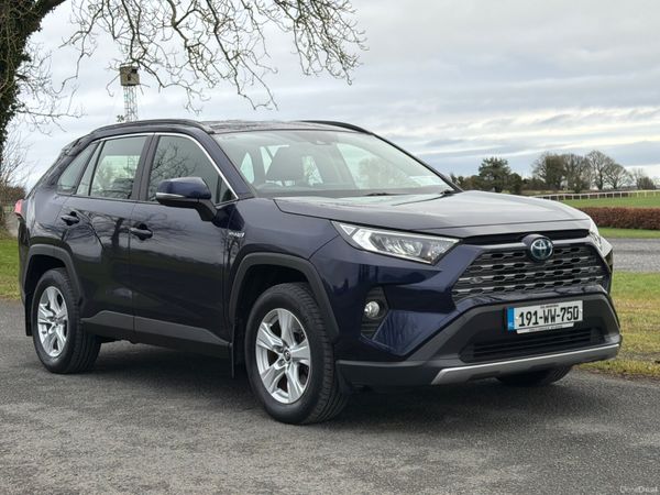 Toyota RAV4 SUV, Petrol Hybrid, 2019, Blue