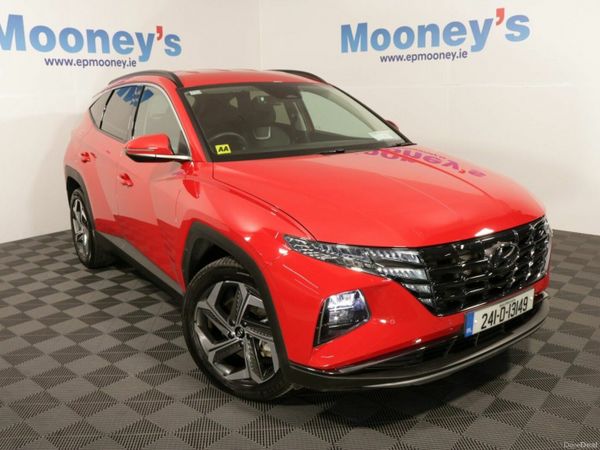 Hyundai Tucson SUV, Petrol Hybrid, 2024, Red