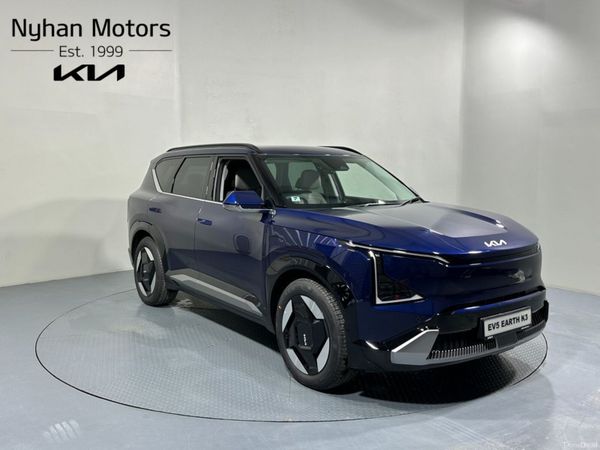 Kia EV5 SUV, Electric, 2026, Blue