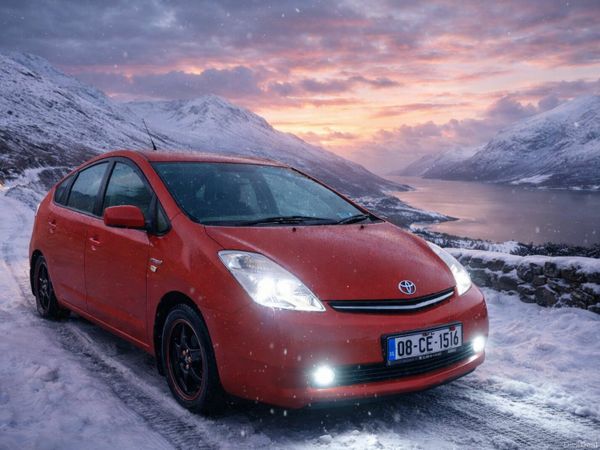 Toyota Prius Hatchback, Petrol Hybrid, 2008, Red