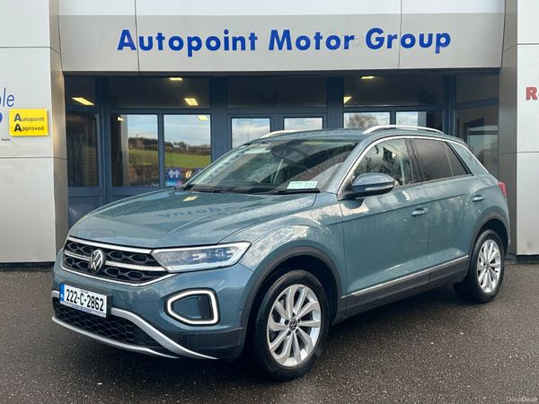 Volkswagen T-Roc SUV, Petrol, 2022, Blue