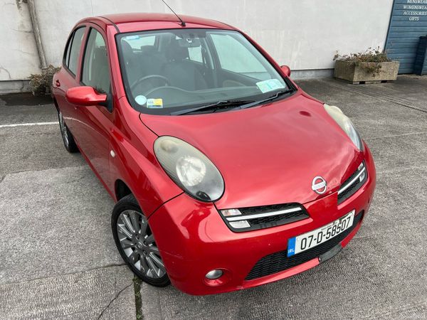 Nissan Micra Hatchback, Petrol, 2007, Red
