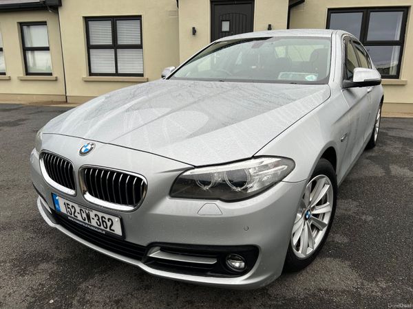 BMW 5-Series Saloon, Diesel, 2015, Silver