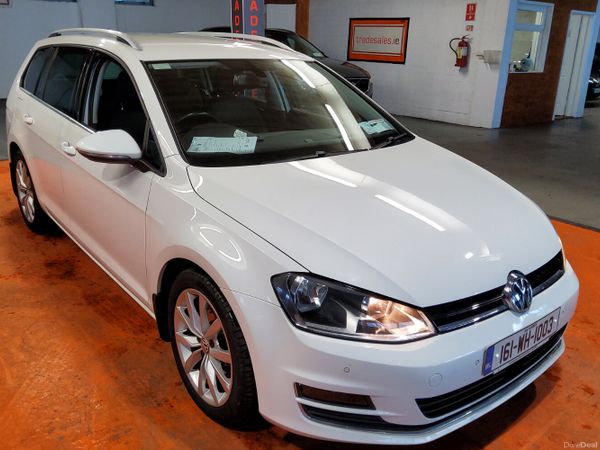 Volkswagen Golf Estate, Diesel, 2016, White