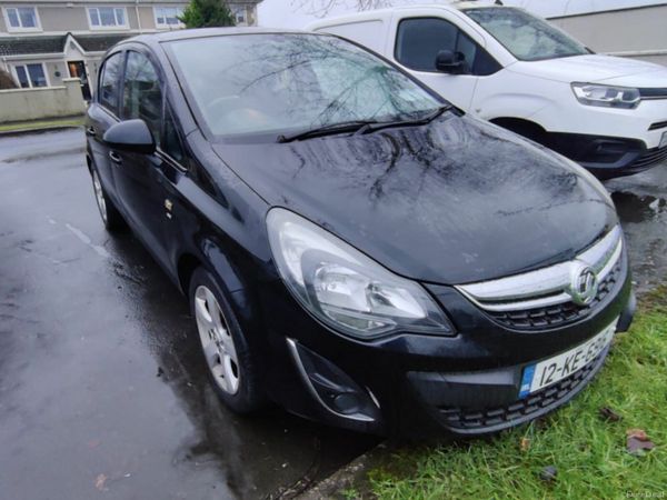 Vauxhall Corsa Hatchback, Petrol, 2012, Black