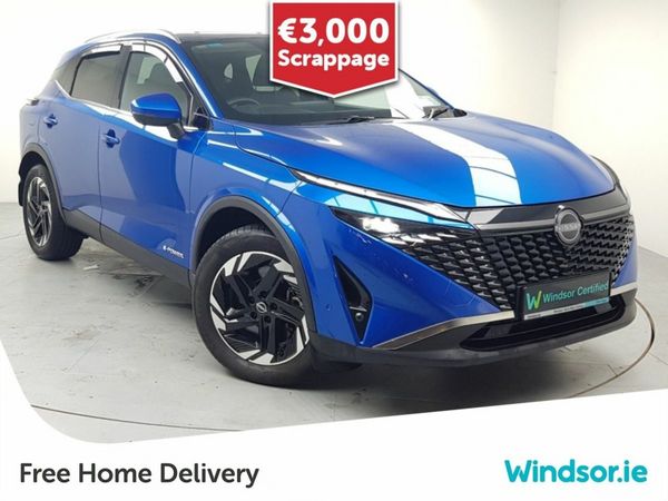 Nissan Qashqai MPV, Petrol Hybrid, 2025, Blue