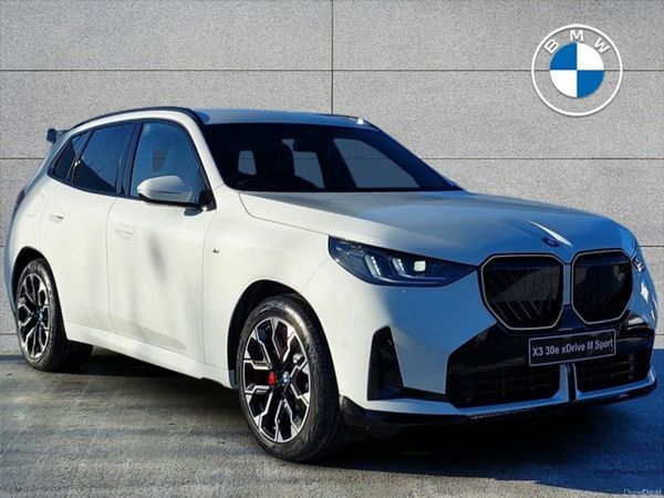 BMW X3 SUV, Petrol Plug-in Hybrid, 2026, White