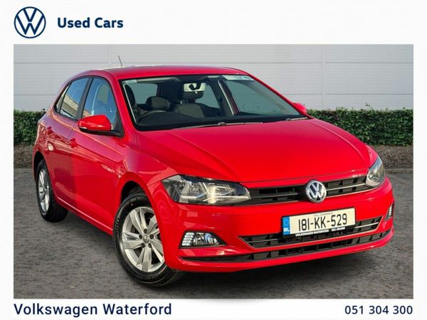 Volkswagen Polo Hatchback, Petrol, 2018, Red