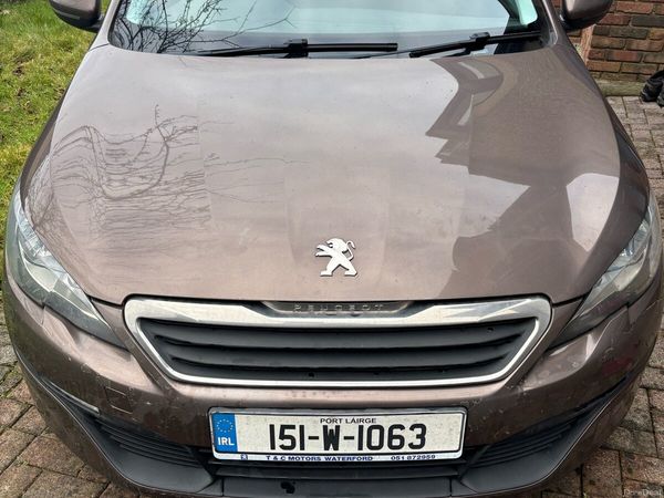Peugeot 308 Hatchback, Diesel, 2015, Brown