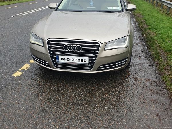 Audi A8 Saloon, Diesel, 2012, Beige