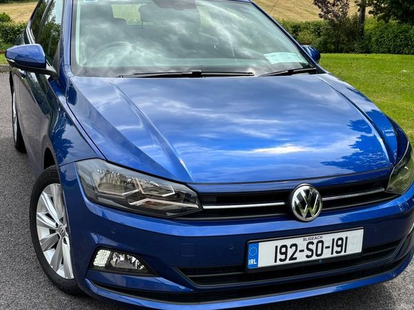 Volkswagen Polo Hatchback, Petrol, 2019, Blue