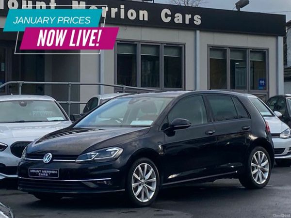 Volkswagen Golf Hatchback, Petrol, 2018, Black