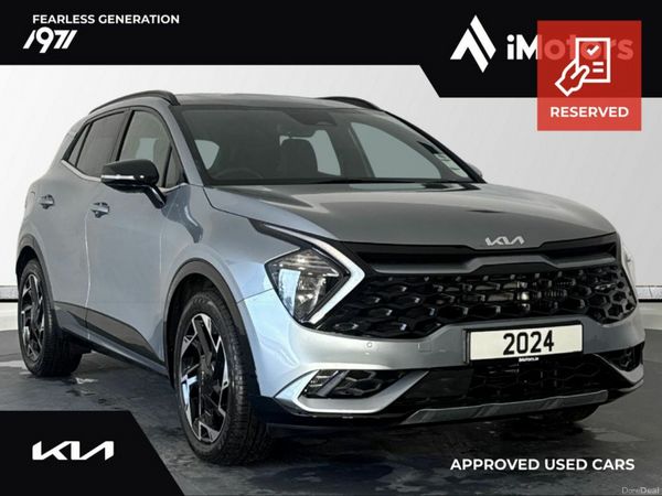 Kia Sportage SUV, Petrol Plug-in Hybrid, 2024, Silver