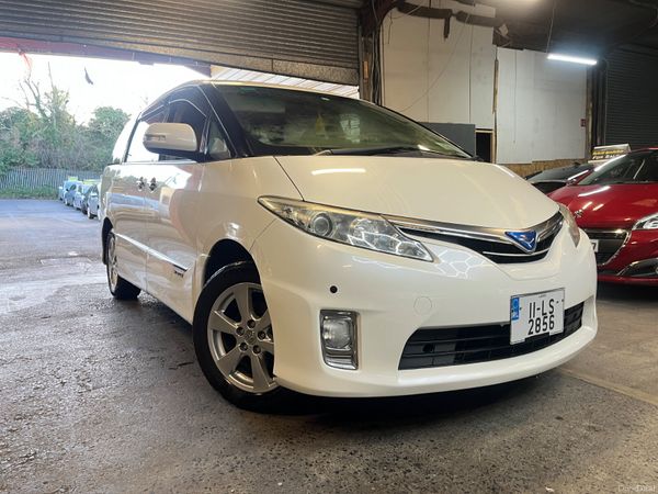 Toyota Estima MPV, Petrol Hybrid, 2011, White