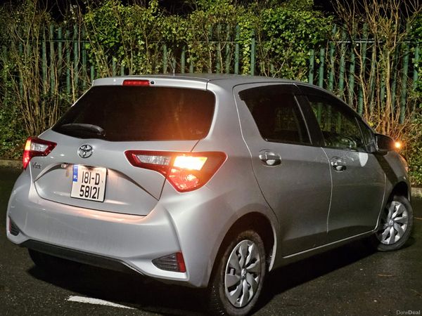 Toyota Vitz Hatchback, Petrol, 2018, Silver