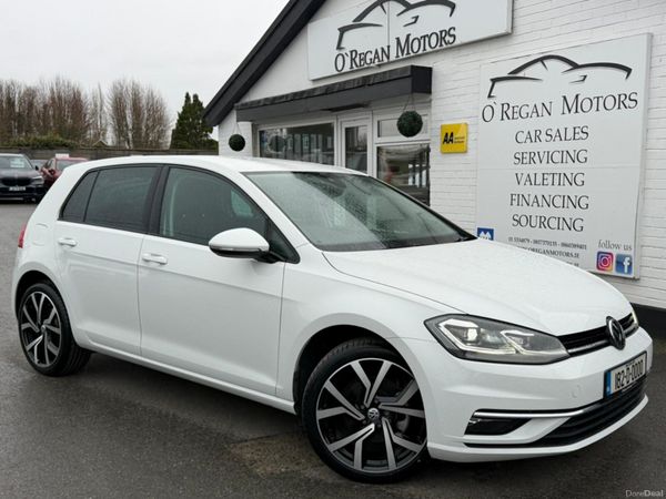 Volkswagen Golf Hatchback, Petrol, 2018, White