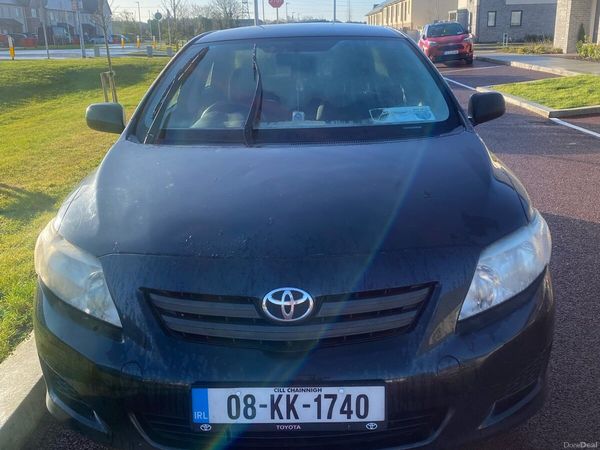 Toyota Corolla Saloon, Petrol, 2008, Black