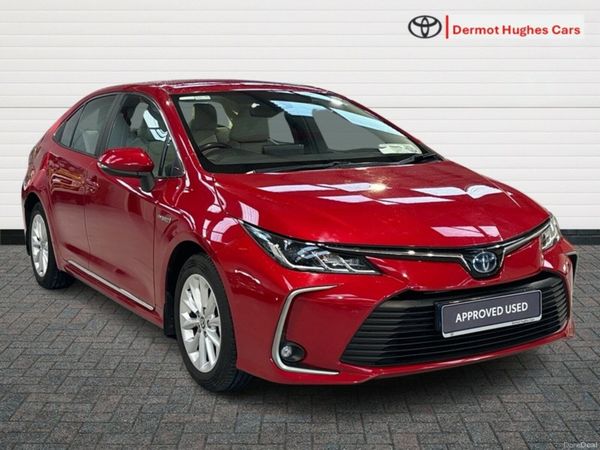 Toyota Corolla Saloon, Petrol Hybrid, 2022, Red