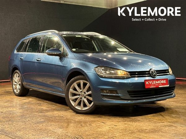 Volkswagen Golf Estate, Petrol, 2017, Blue