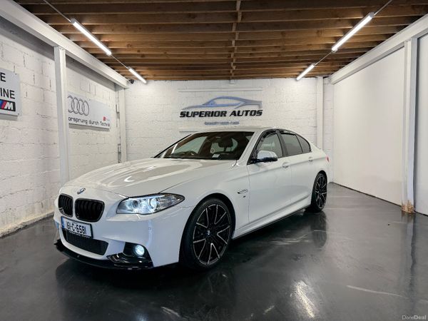 BMW 5-Series Saloon, Diesel, 2016, White
