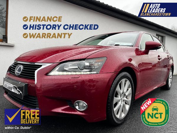 Lexus GS Saloon, Petrol Hybrid, 2012, Red